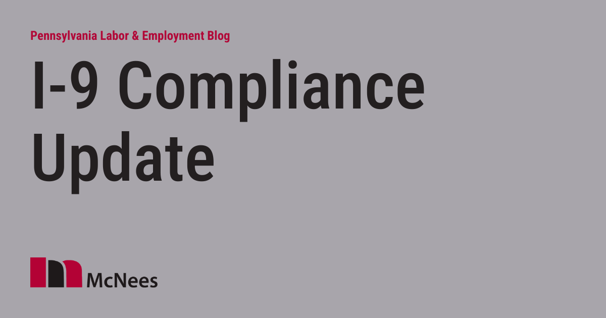 Compliance Update