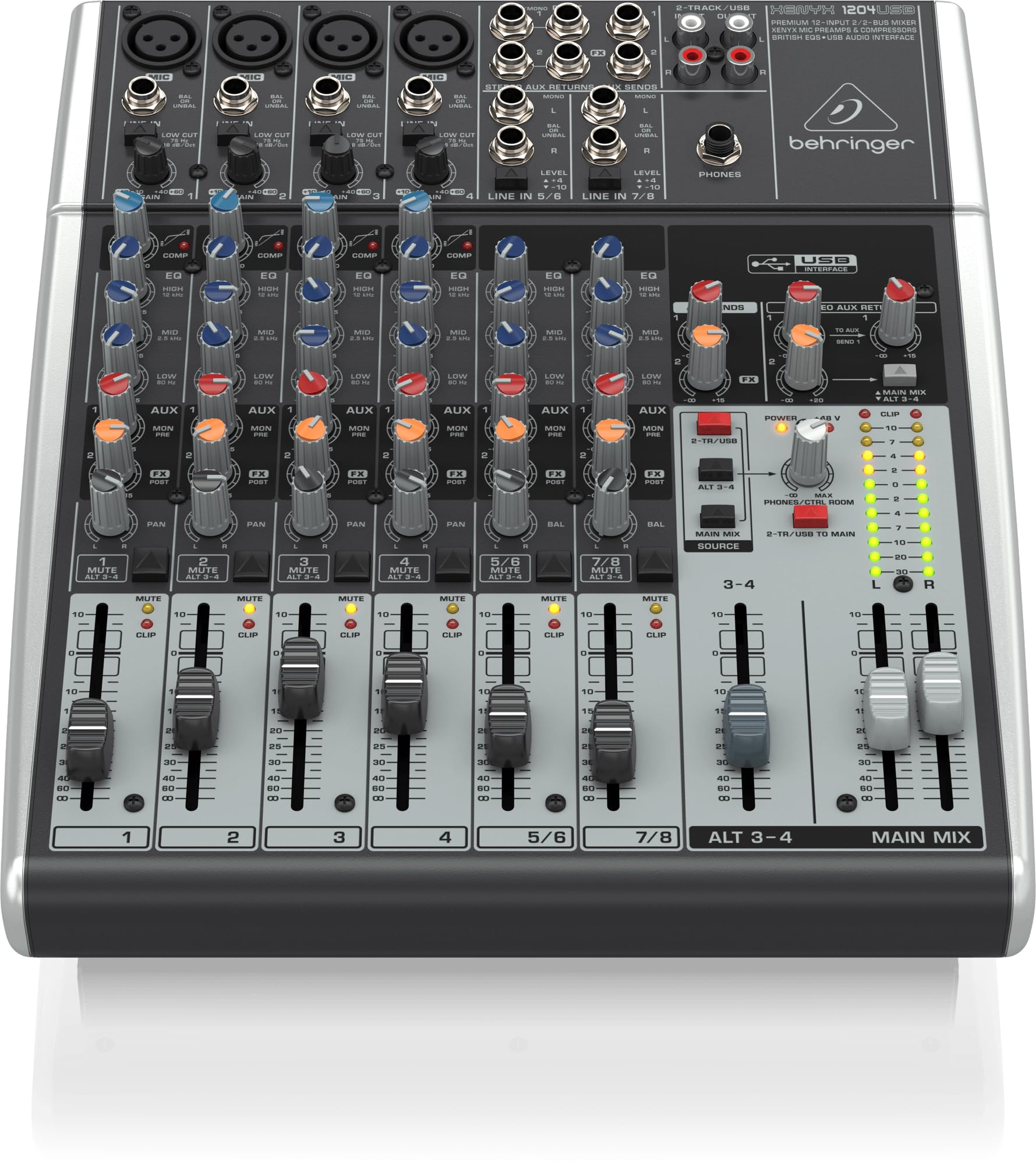 Behringer Xenyx Q1204USB 12-Channel Mixer