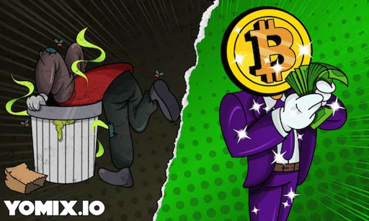 YoMix crypto mixer interface