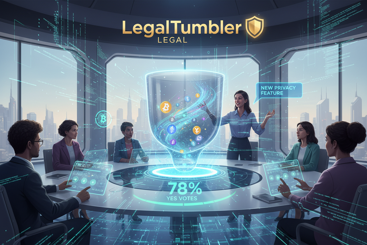 LegalTumbler multi-asset crypto tumbler governance